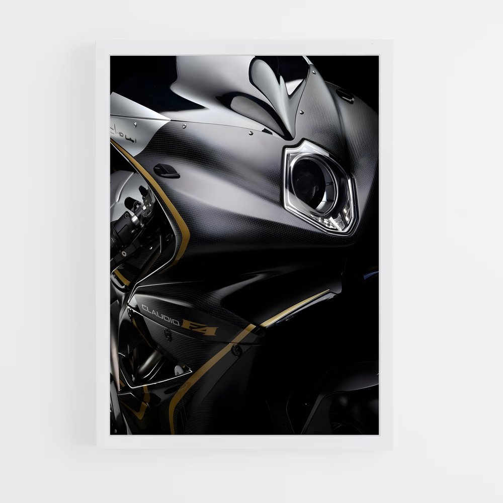 Poster Musclée Élégance – affiche MV Agusta (vue 3)